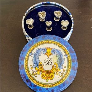 Brighton push pins and tin